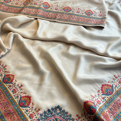 Elegant Meena Banarasi Munga Tussar Silk Saree