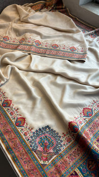 Elegant Meena Banarasi Munga Tussar Silk Saree