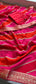 Elegant Pure Chinon Crepe Saree with Banarasi Weaving