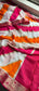 Elegant Pure Chinon Crepe Saree with Banarasi Weaving
