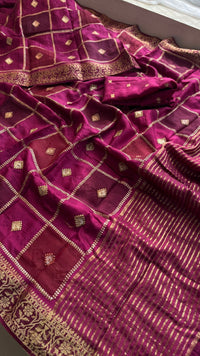 Pure Munga Silk Saree with Banarasi Weaving