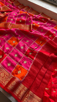 Pure Munga Silk Saree with Banarasi Weaving