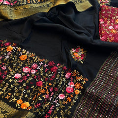 Pure Munga Silk Saree with Hand Knot & Katha Banarasi Weaving
