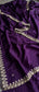 Pure Munga Silk Saree with Zardozi, Sequins, Pearl & Kasab Embellishments