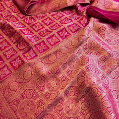 Pure Munga Silk Saree with Meena Banarasi Weaving