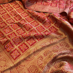 Pure Munga Silk Saree with Meena Banarasi Weaving