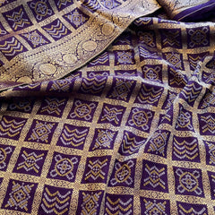 Pure Munga Silk Saree with Meena Banarasi Weaving