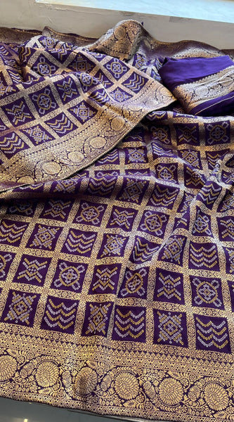 Pure Munga Silk Saree with Meena Banarasi Weaving