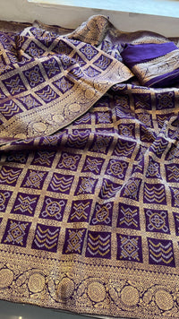 Pure Munga Silk Saree with Meena Banarasi Weaving