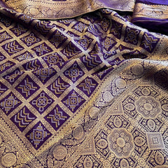 Pure Munga Silk Saree with Meena Banarasi Weaving