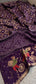 Pure Crepe Silk Saree with Meena Bandhani Banarasi Weaving