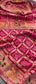 Pure Khaddi Georgette Saree with Bandhani & Meena Banarasi Weaving