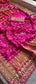 Gajji Silk Handcrafted Bandhani Saree with Zardozi, Gotapatti & Pearl Embellishments