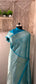 Pure Khaddi Georgette Saree with Banarasi Weaving