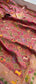 Pure Heavy Khaddi Georgette Saree with Bandhani & Meena Banarasi Weaving