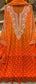 Pure Chiffon Anarkali Kurta Dupatta Set with Pearl & Katdana Embellishments