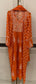 Mul Chanderi Angrakha Kurta Dupatta Set with Elegant Mukaish Work