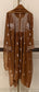 Mul Chanderi A-Line Kurta Dupatta Set with Elegant Mukaish Work