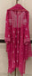 Mul Chanderi A-Line Kurta Dupatta Set with Elegant Mukaish Work