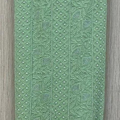Georgette Unstitched Kurta Dupatta Set with Pearl & Katdana Embellishments