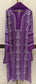 Mul Chanderi Semi-Stitched Kurta Dupatta Set with Pearl, Sequin & Katdana Embellishments