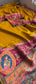 Pure Munga Tussar Silk Saree with Meena Banarasi Weaving