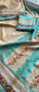 Pure Tussar Linen Silk Saree with Hand Knot & Katha Work