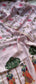 Soft Tussar Saree with Organza Floral Design