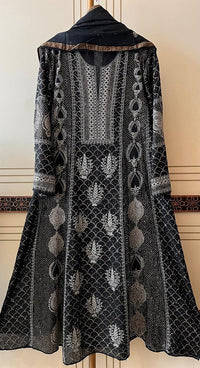 Mul Chanderi Kalidar Kurta Dupatta Set - Semi-Stitched Elegance