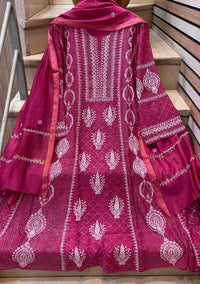 Mul Chanderi Kalidar Kurta Dupatta Set - Semi-Stitched Elegance