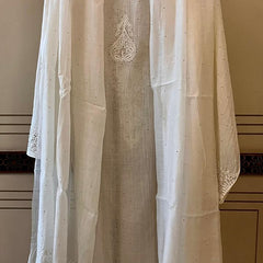 Dyeable Mul Chanderi Kurta Dupatta Set with Elegant Mukaish Work