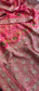 Munga Silk Banarasi Saree with Zardozi & Pearl Accents