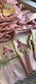 Banarasi Tissue Linen Silk Saree with Resham & Pearl Highlights