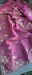 Soft Crepe Silk Saree with Zarkan & Kasab Embellishment