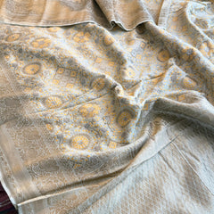 Khaddi Georgette Silk Saree with Meena Bandhani Weave
