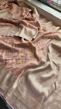Khaddi Georgette Silk Saree with Meena Bandhani Weave