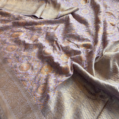 Khaddi Georgette Silk Saree with Meena Bandhani Weave