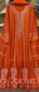 Mul Chanderi Anarkali Suit Set with Mukaish Embroidery