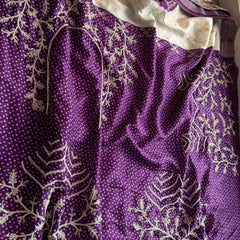 Banarasi Munga Silk Saree with Zardozi & Pearl Work