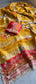 Digital Print Tissue Munga Silk Saree with Kasab Embroidery