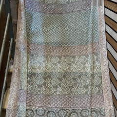 Luxury Pure Georgette Wedding Saree with Pearl & Sequin Work