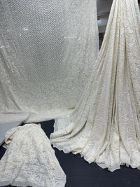 Pure Georgette Heavy Bridal Lehenga with Lucknowi & Hand Jaali Work