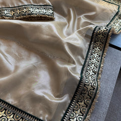 Pure Tissue Handloom Silk Saree with Elegant Border Concept Design