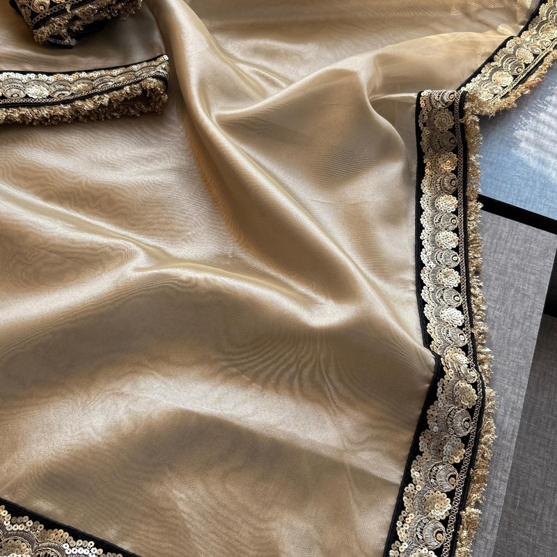 Pure Tissue Handloom Silk Saree with Elegant Border Concept Design