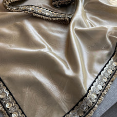 Pure Tissue Handloom Silk Saree with Elegant Border Concept Design