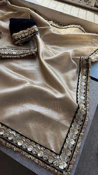 Pure Tissue Handloom Silk Saree with Elegant Border Concept Design
