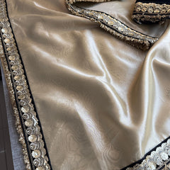 Pure Tissue Handloom Silk Saree with Elegant Border Concept Design
