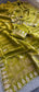 Pure Crepe Silk Banarasi Saree with Zardozi, Pearl & Sequins Work