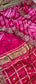 Pure Silk Wedding Saree with Handwork Gotta Patti, Zardozi & Sequins