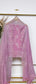 Banarasi Pure Organza Silk Embroidered Suit with Dupatta & Bottom